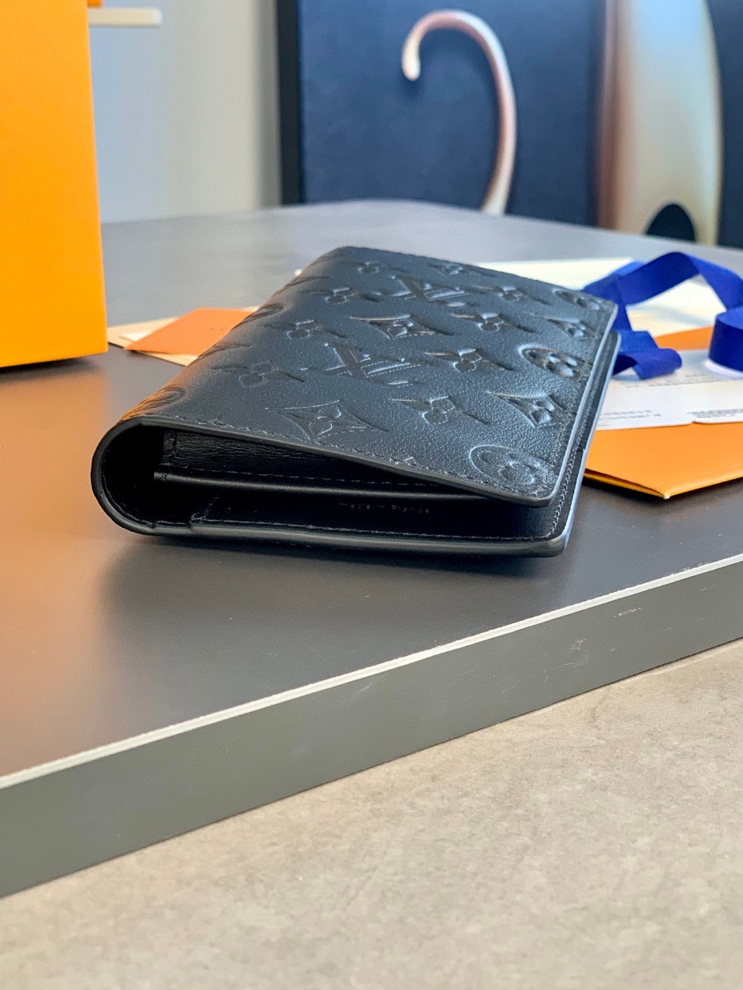 LOUIS VUITTON 路易威登 Brazza系列标志性Monogram压纹牛皮革 长款 钱夹 钱包 男女同款 黑色 M62900