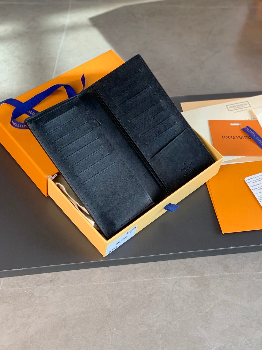 LOUIS VUITTON 路易威登 Portefeuille Brazza LV 长款 钱夹 钱包 男女同款 黑色 M69980