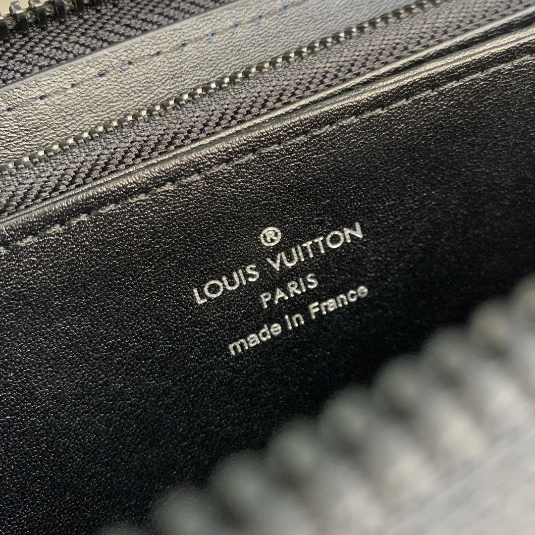 LOUIS VUITTON 路易威登 ZIPPY拉链 竖款 钱夹 钱包 男女同款 黑色 