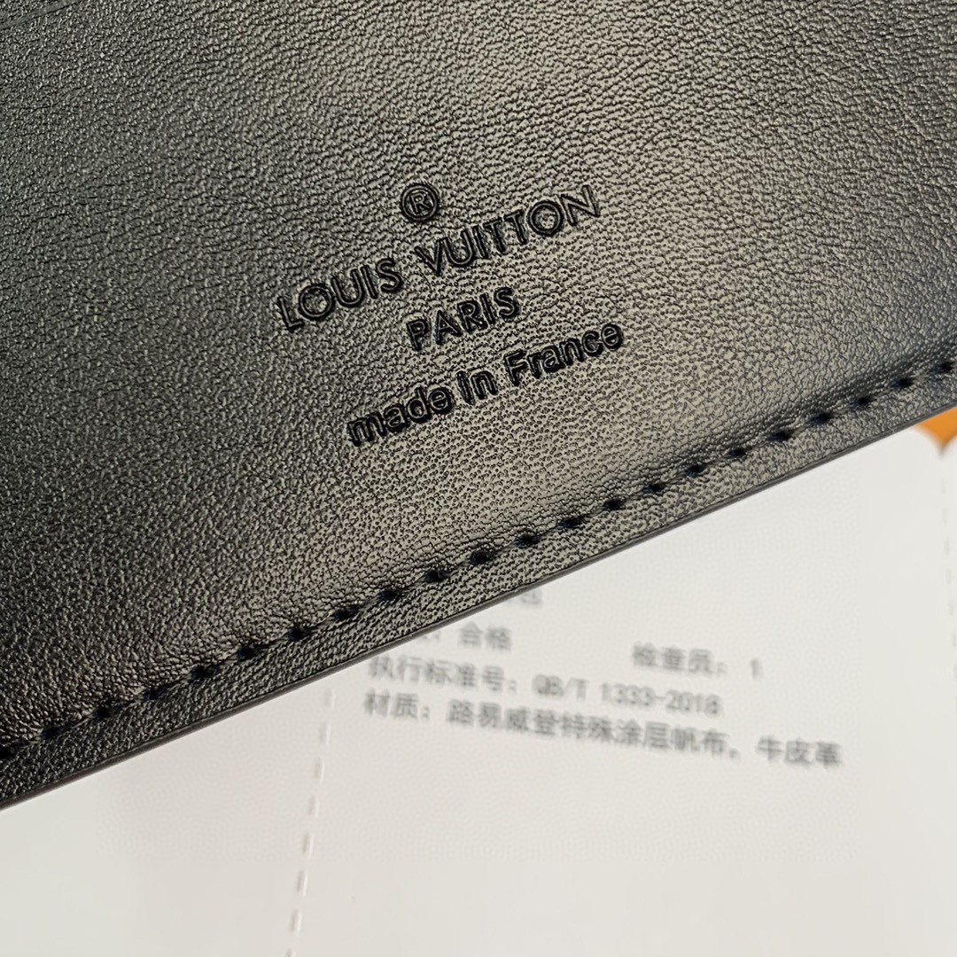 LOUIS VUITTON 路易威登 Multiple 经典老花压纹口袋 钱夹 钱包 男女同款 黑色 M62901