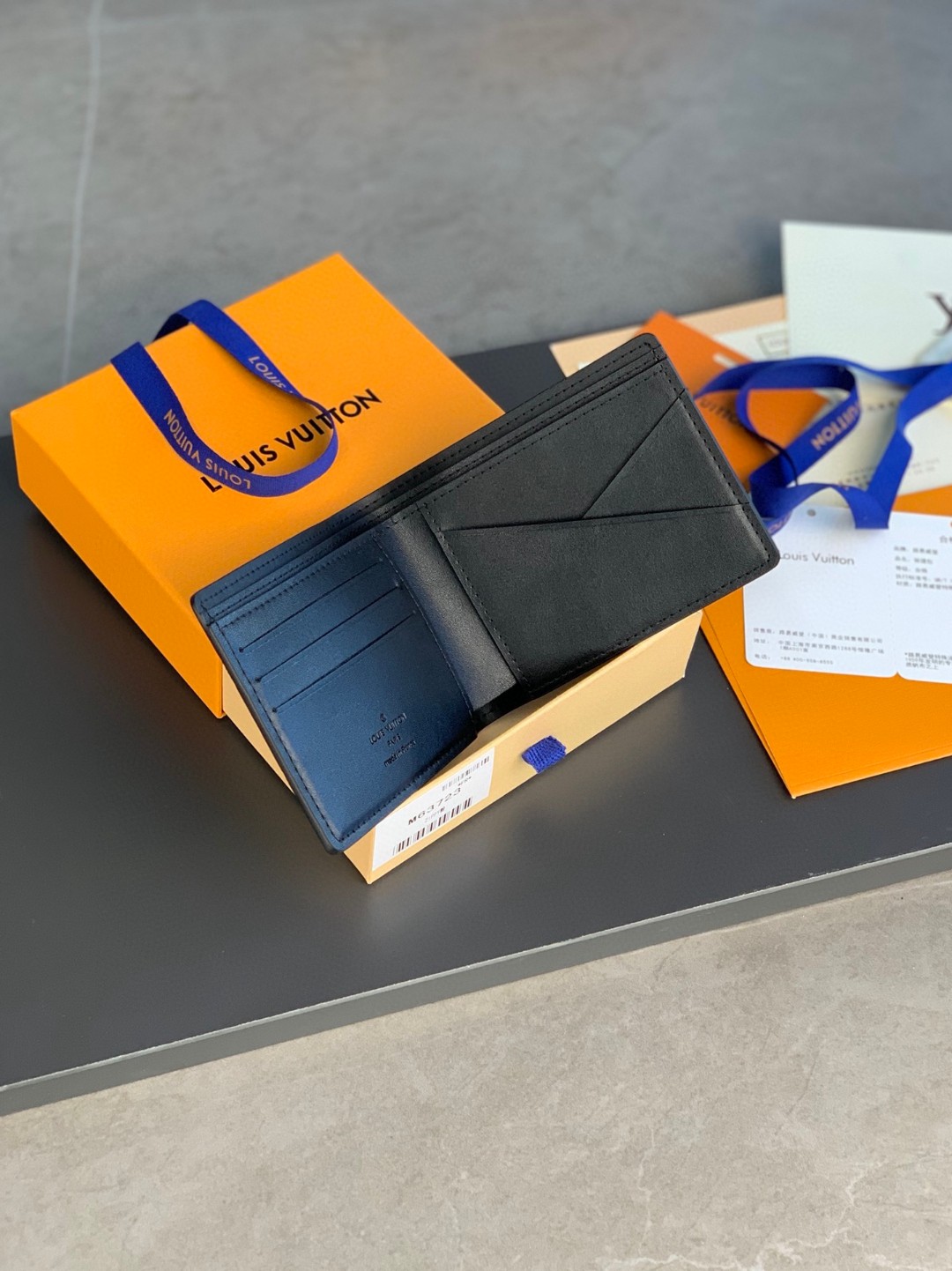 LOUIS VUITTON 路易威登 Multiple 经典老花压纹口袋 钱夹 钱包 男女同款 黑色 M62901