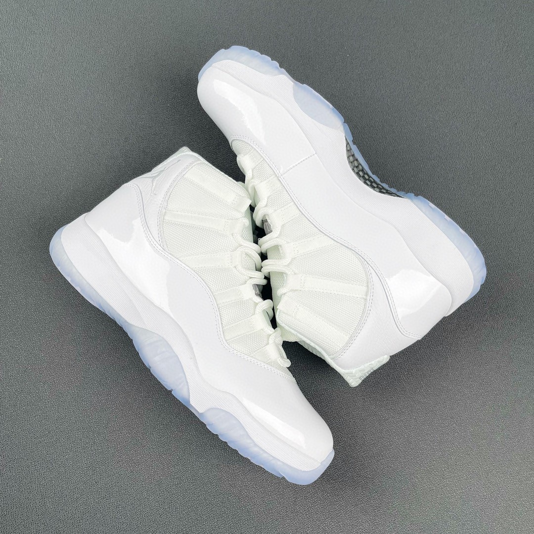 Air Jordan 11 retro silver anniversary 高筒 碳板 全掌气垫 篮球鞋 球鞋 男鞋 休闲鞋 白色 408201-101
