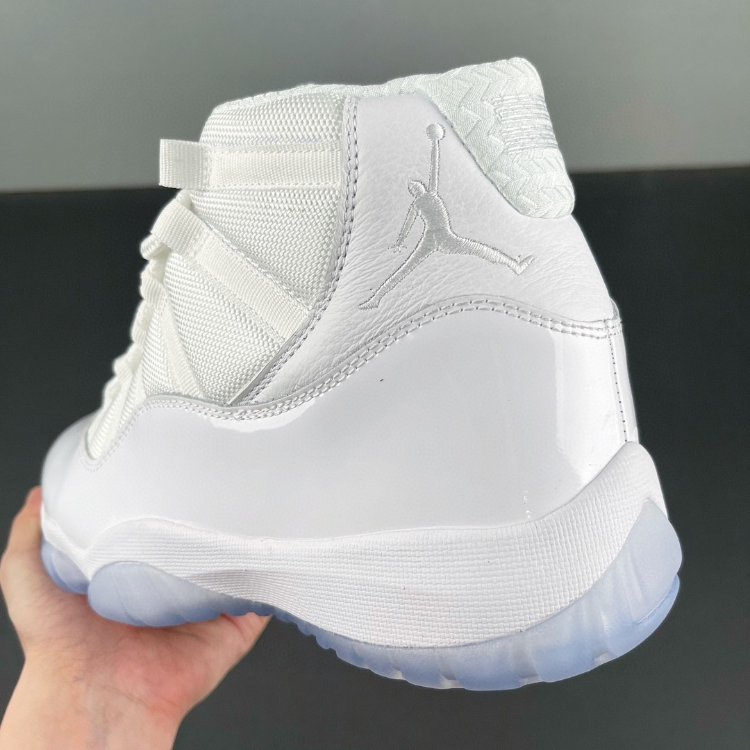 Air Jordan 11 retro silver anniversary 高筒 碳板 全掌气垫 篮球鞋 球鞋 男鞋 休闲鞋 白色 408201-101