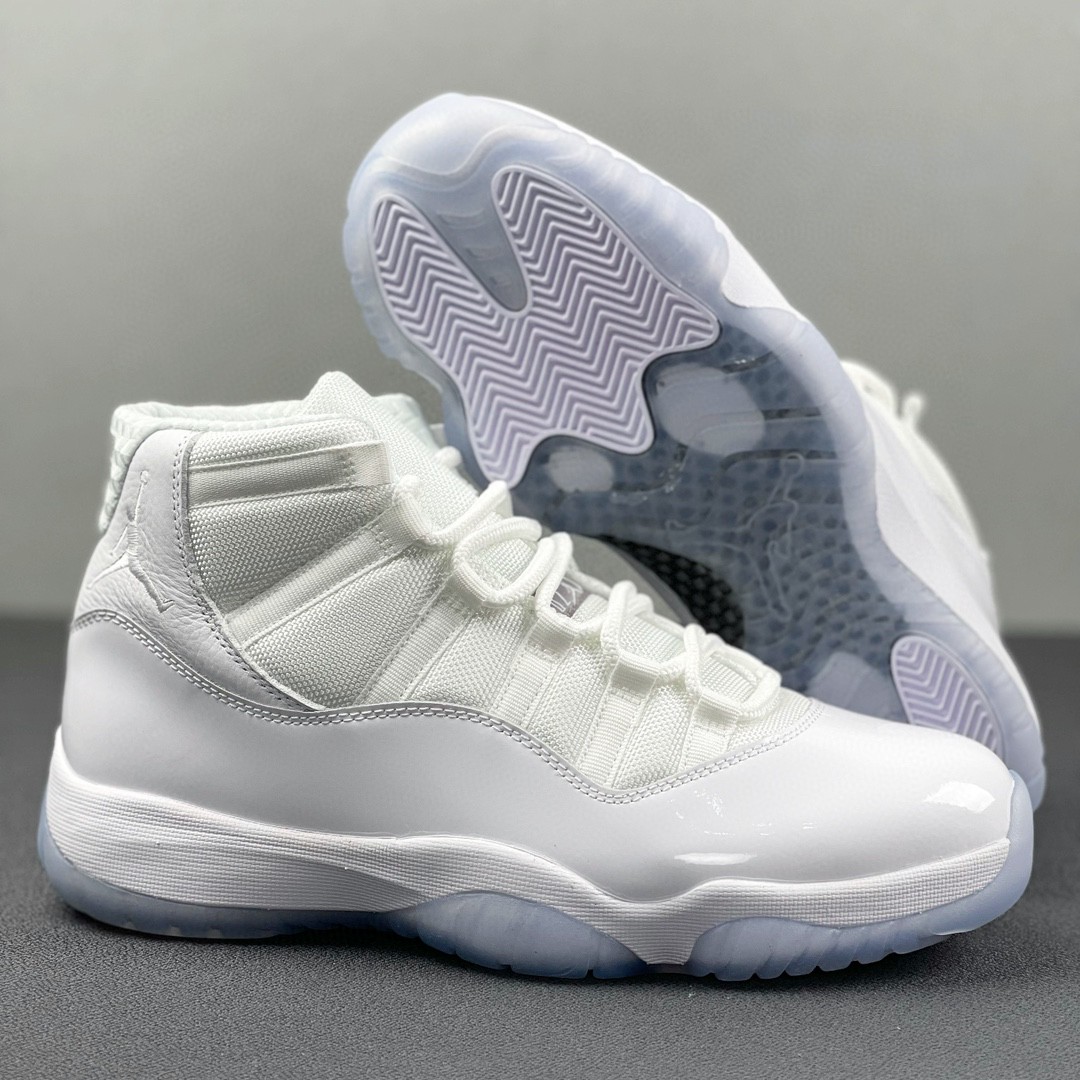 Air Jordan 11 retro silver anniversary 高筒 碳板 全掌气垫 篮球鞋 球鞋 男鞋 休闲鞋 白色 408201-101