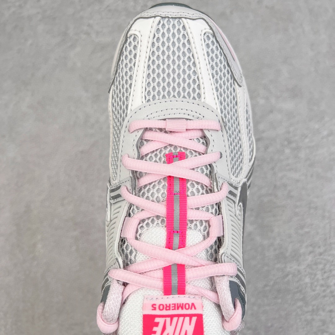 新版 Nike Air Zoom Vomero 5 气垫 低筒 跑步鞋 运动鞋 男鞋 女鞋 白粉色 FN3695-001