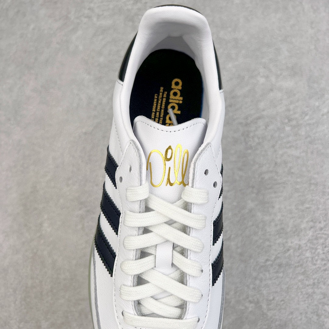 Jason Dill Adidas Originals Samba 低筒 复古板鞋 休闲鞋 男鞋 女鞋 白黑 GZ4730