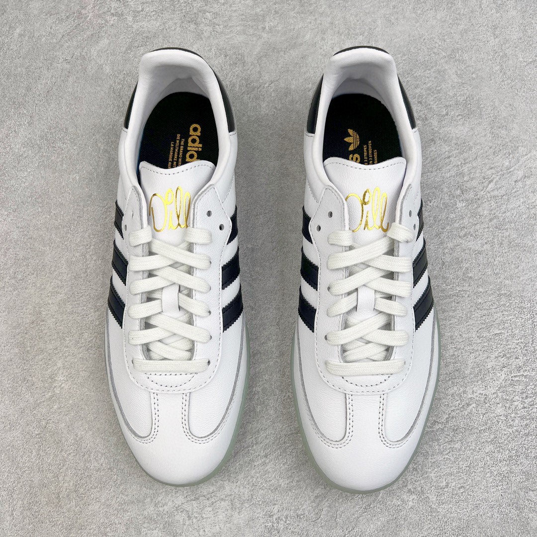 Jason Dill Adidas Originals Samba 低筒 复古板鞋 休闲鞋 男鞋 女鞋 白黑 GZ4730