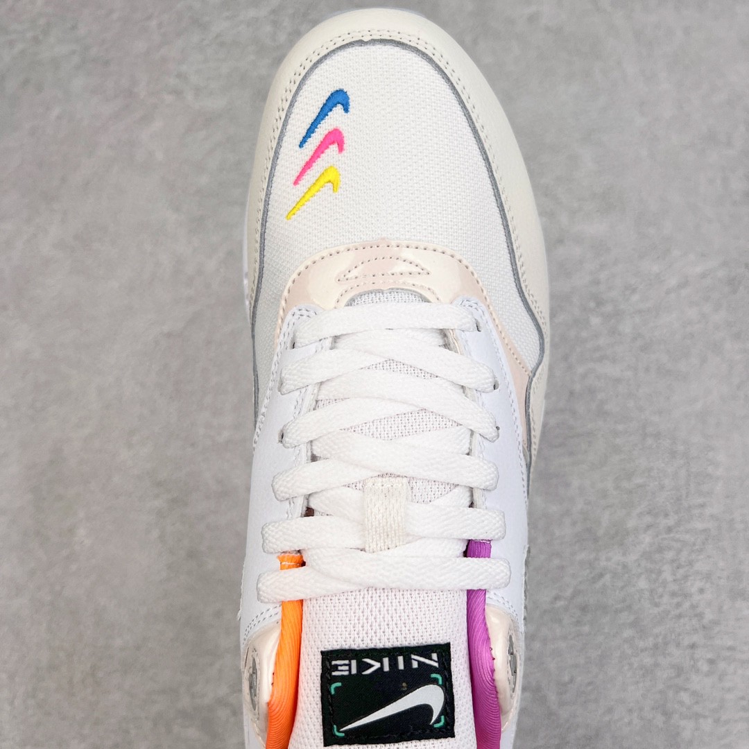 Nike Air Max 1 Unlock Your Space 低筒 减震运动鞋 休闲鞋 运动鞋 板鞋 男鞋 女鞋 白红 FN0608-101