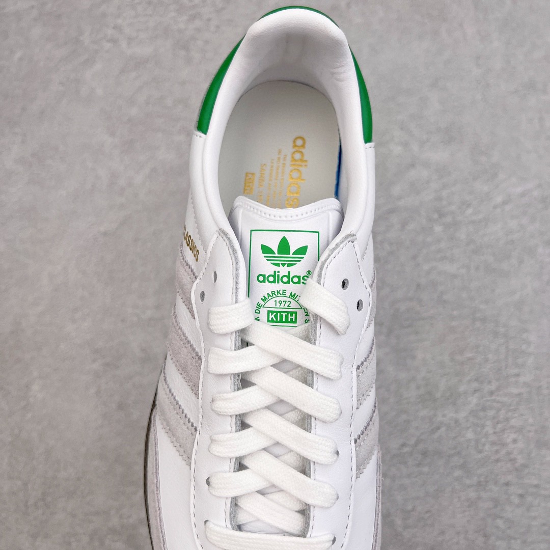 KITH adidas originals Samba 白绿 低筒 复古板鞋 休闲鞋 男鞋 女鞋 FX5398