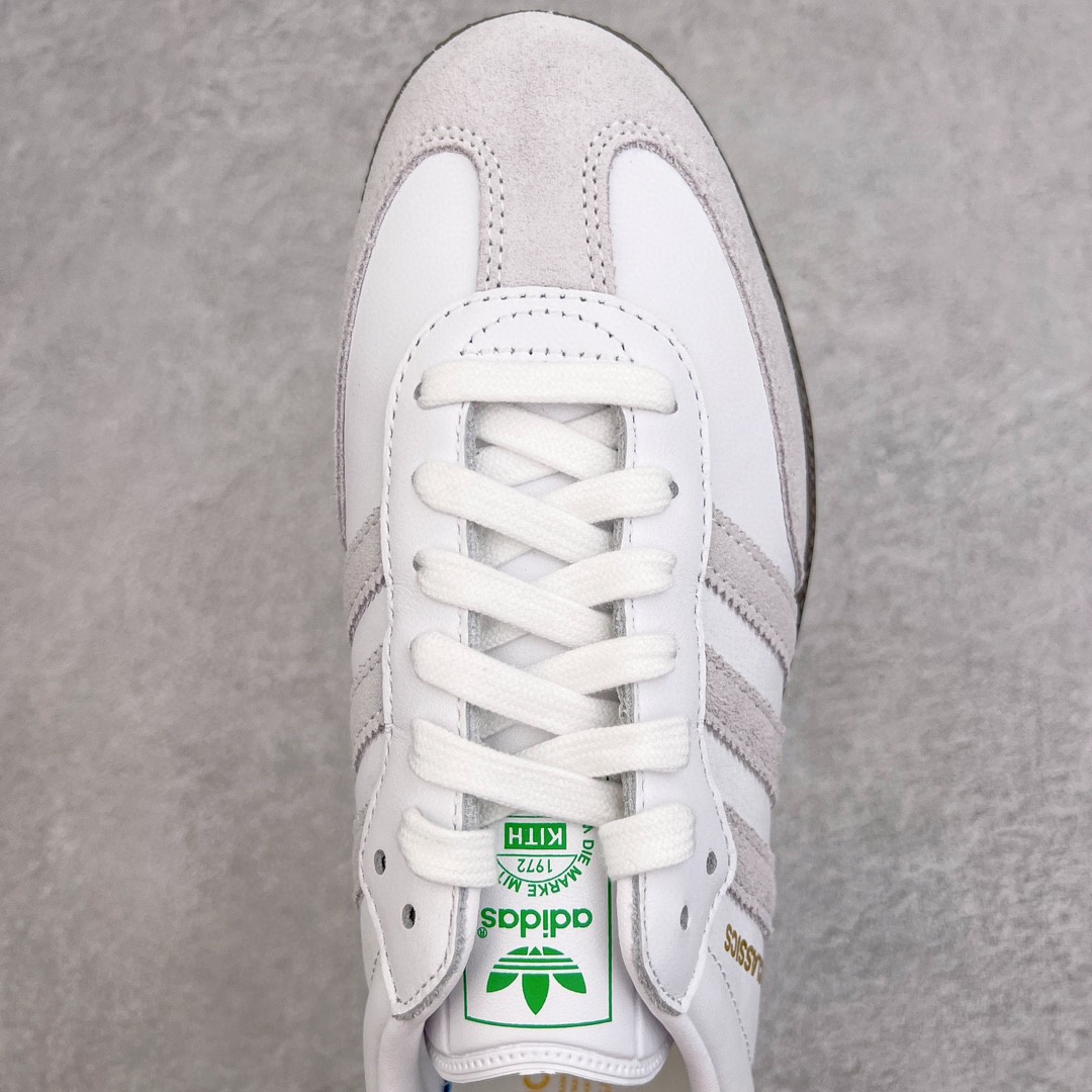 KITH adidas originals Samba 白绿 低筒 复古板鞋 休闲鞋 男鞋 女鞋 FX5398