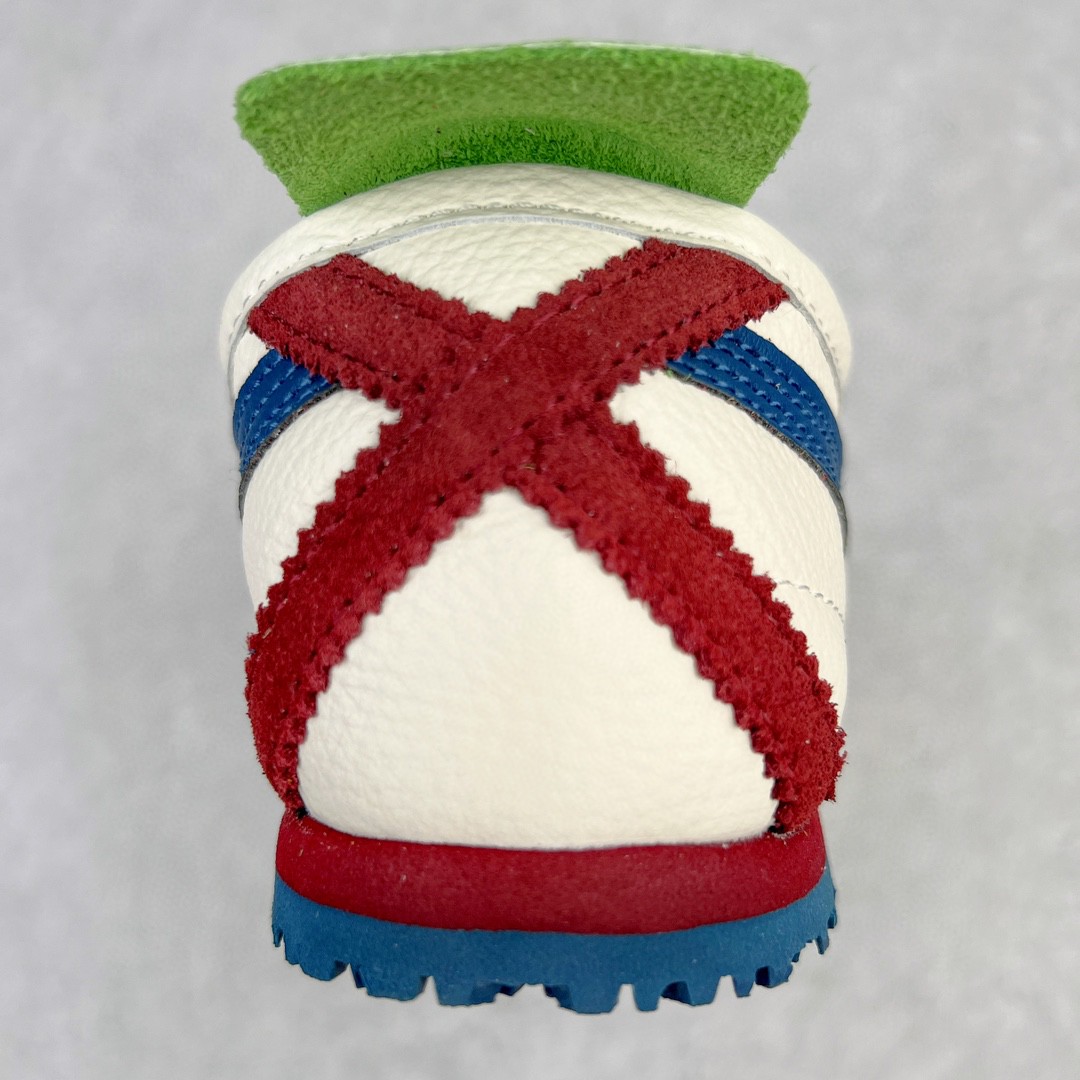 Onitsuka Tiger 鬼家虎 MEXICO 66 低筒 休闲鞋 跑步鞋 板鞋 白蓝绿 1183A201-115 