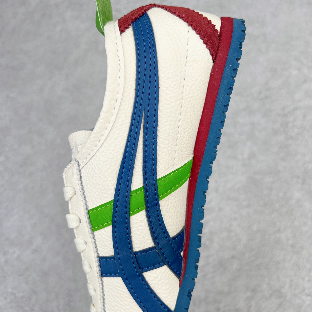 Onitsuka Tiger 鬼家虎 MEXICO 66 低筒 休闲鞋 跑步鞋 板鞋 白蓝绿 1183A201-115 
