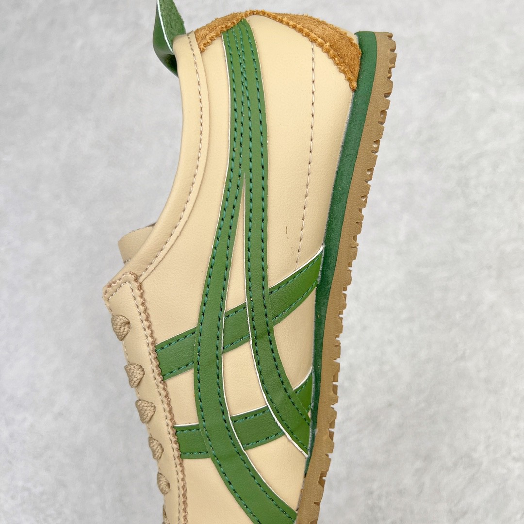 Onitsuka Tiger 鬼家虎 MEXICO 66 低筒 休闲鞋 跑步鞋 板鞋 棕绿色 THL202-1785