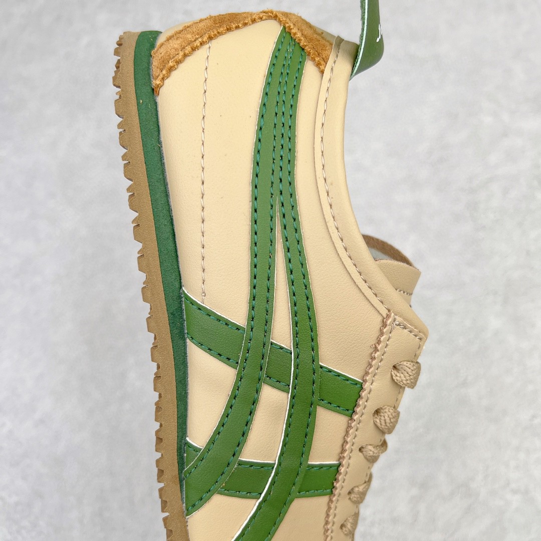 Onitsuka Tiger 鬼家虎 MEXICO 66 低筒 休闲鞋 跑步鞋 板鞋 棕绿色 THL202-1785