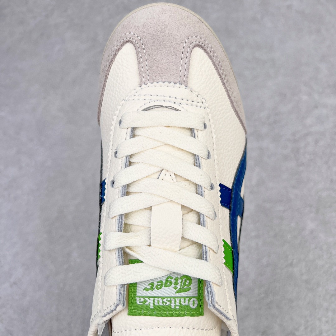 Onitsuka Tiger 鬼家虎 MEXICO 66 低筒 休闲鞋 跑步鞋 板鞋 白蓝绿 1183A201-115 