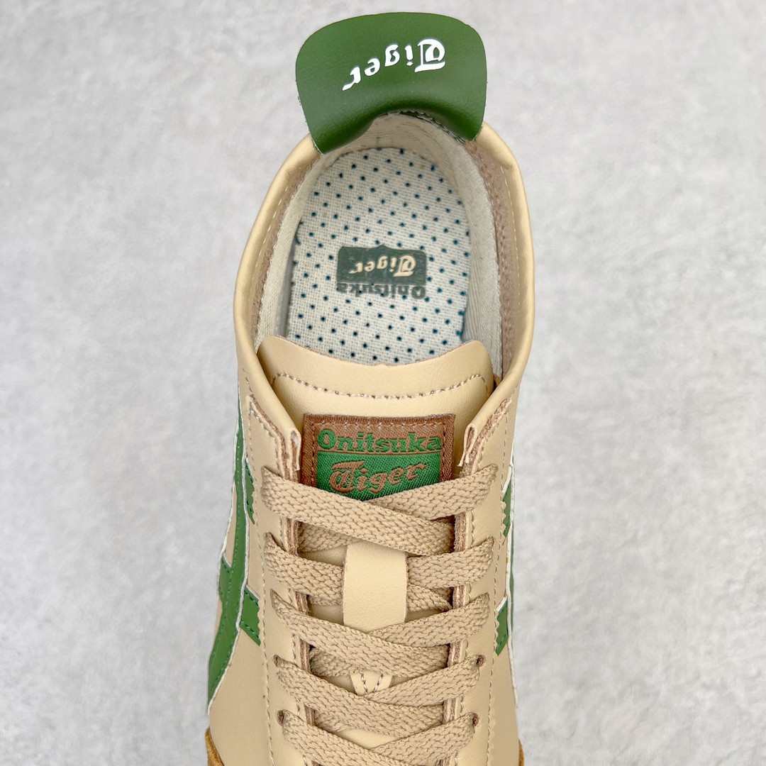Onitsuka Tiger 鬼家虎 MEXICO 66 低筒 休闲鞋 跑步鞋 板鞋 棕绿色 THL202-1785