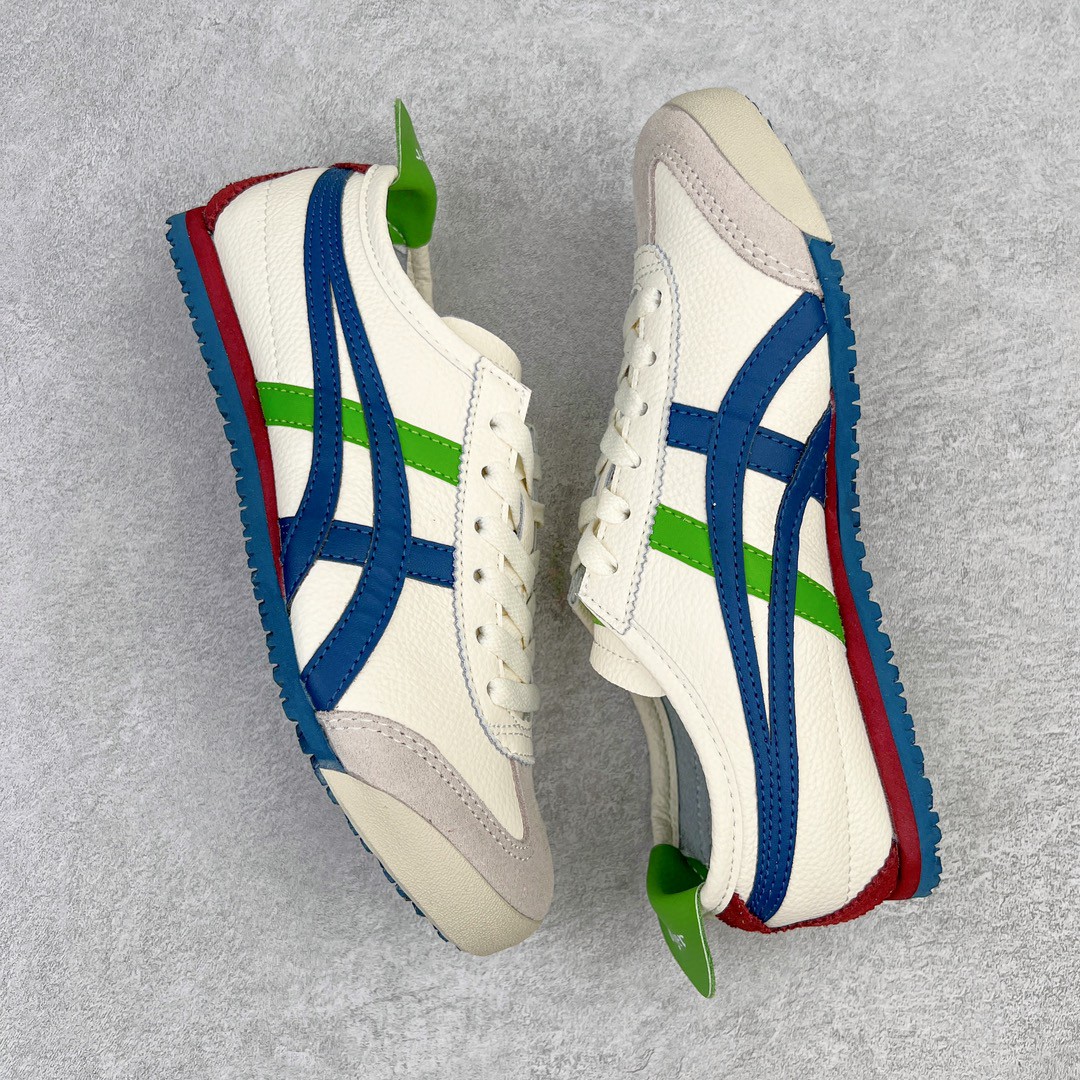 Onitsuka Tiger 鬼家虎 MEXICO 66 低筒 休闲鞋 跑步鞋 板鞋 白蓝绿 1183A201-115 