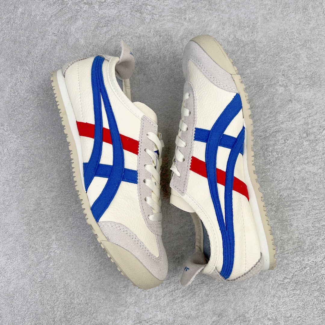  Onitsuka Tiger 鬼家虎 MEXICO 66 低筒 休闲鞋 跑步鞋 板鞋 白蓝 TH2J4L-0142