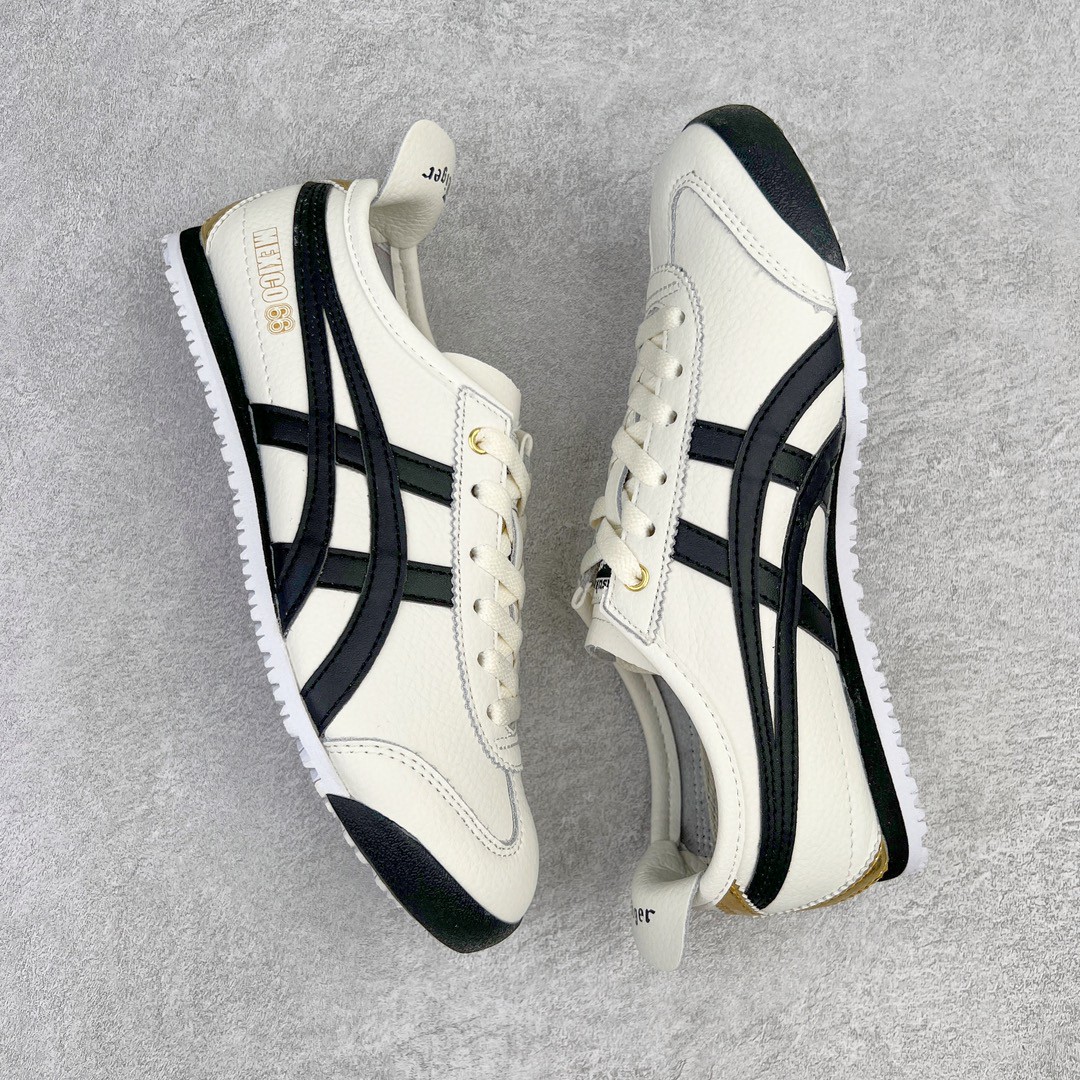 Onitsuka Tiger 鬼家虎 MEXICO 66 低筒 休闲鞋 跑步鞋 板鞋 白黑 1183B493-100