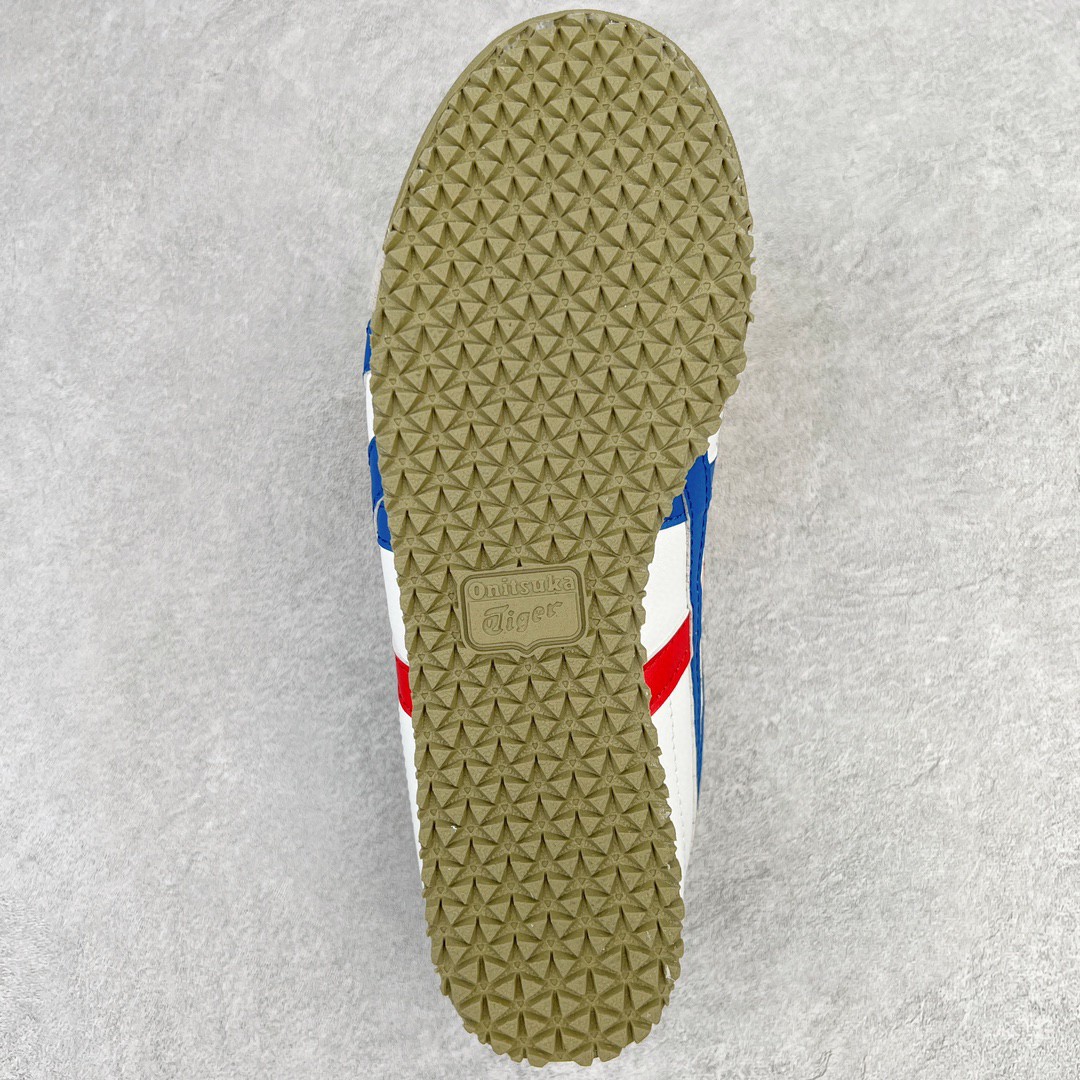 Onitsuka Tiger 鬼家虎 MEXICO 66 低筒 休闲鞋 跑步鞋 板鞋 白蓝红 DL408-0146