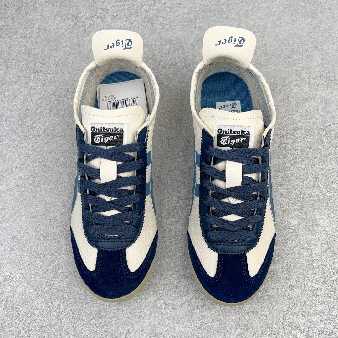 Onitsuka Tiger 鬼家虎 MEXICO 66 低筒 休闲鞋 跑步鞋 板鞋 白蓝 1183A201-118