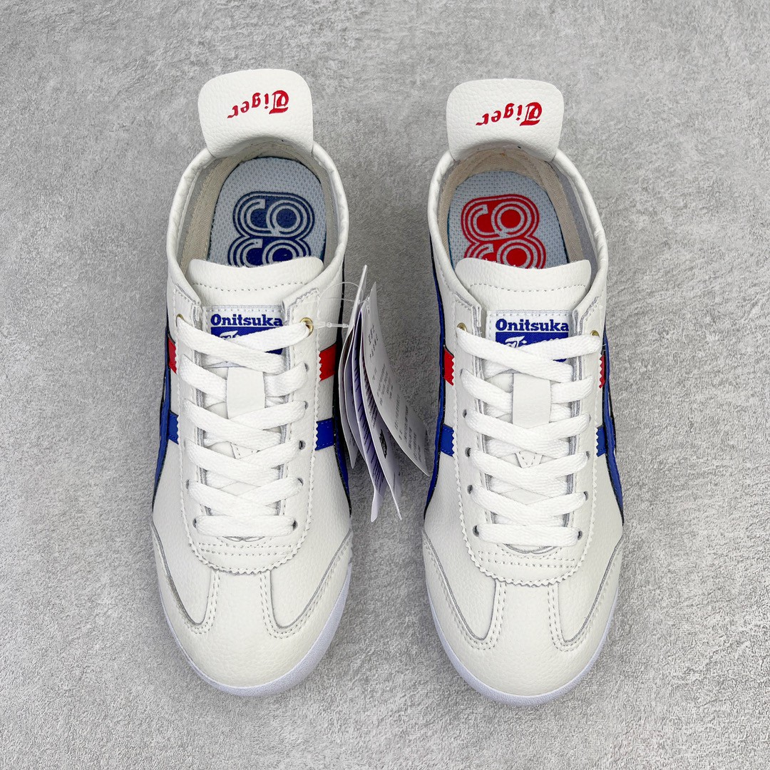 Onitsuka Tiger 鬼家虎 MEXICO 66 低筒 休闲鞋 跑步鞋 板鞋 白蓝 D507L-0152