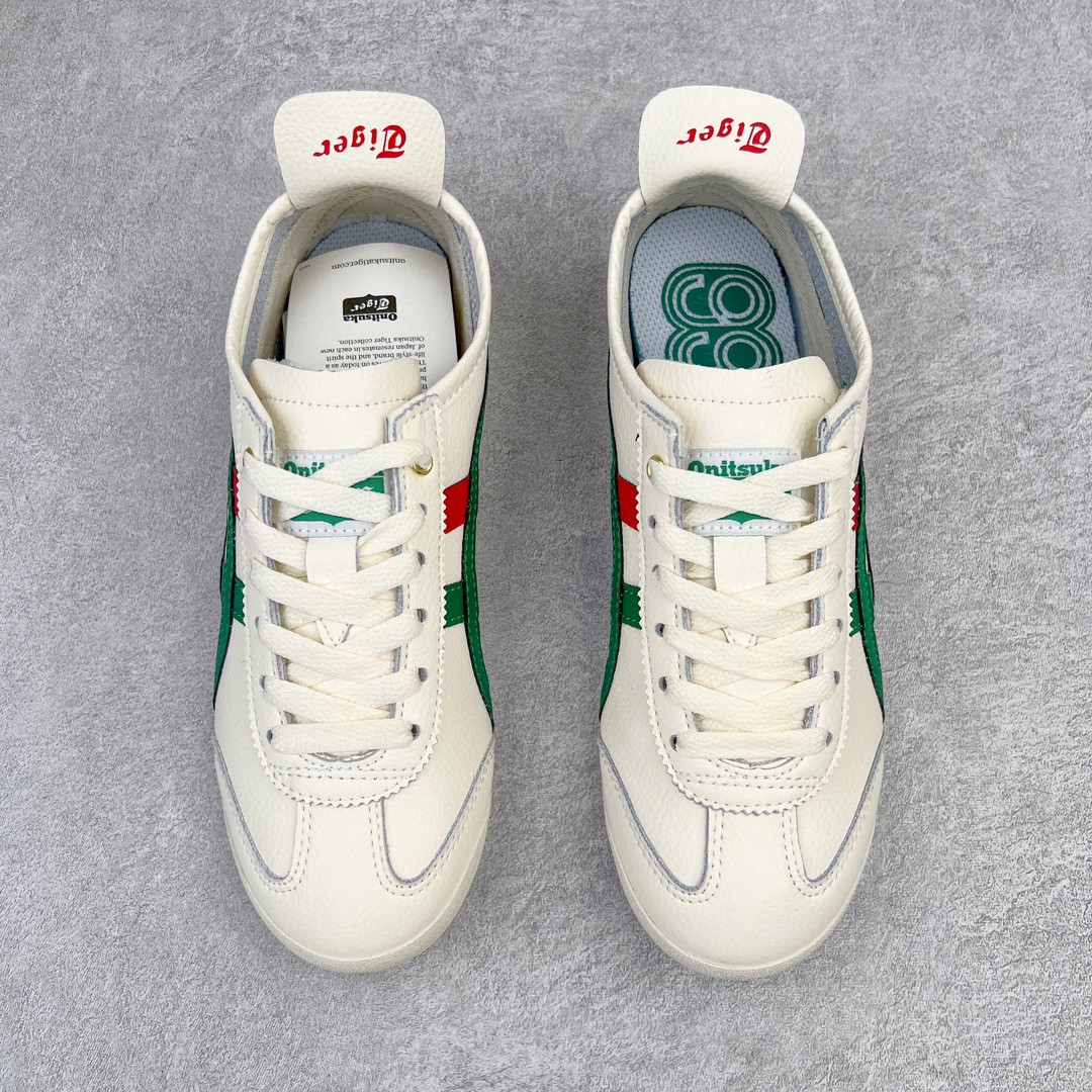 Onitsuka Tiger 鬼家虎 MEXICO 66 低筒 休闲鞋 跑步鞋 板鞋 白绿 1183B511-200