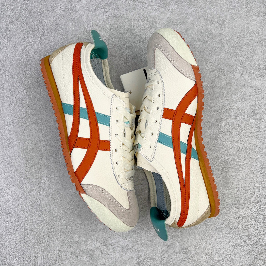 Onitsuka Tiger 鬼家虎 MEXICO 66 低筒 休闲鞋 跑步鞋 板鞋 白蓝橙 1183A201-116