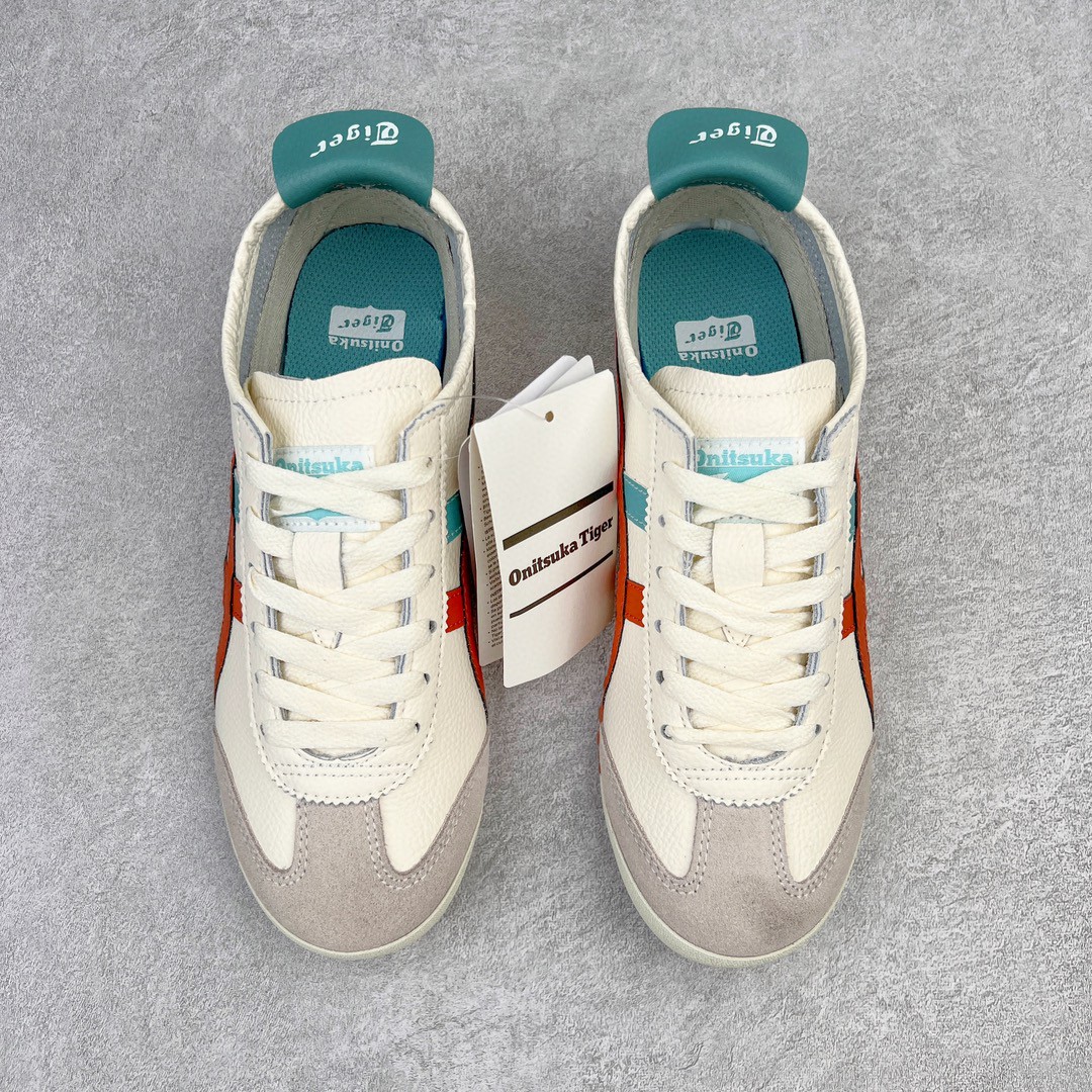 Onitsuka Tiger 鬼家虎 MEXICO 66 低筒 休闲鞋 跑步鞋 板鞋 白蓝橙 1183A201-116