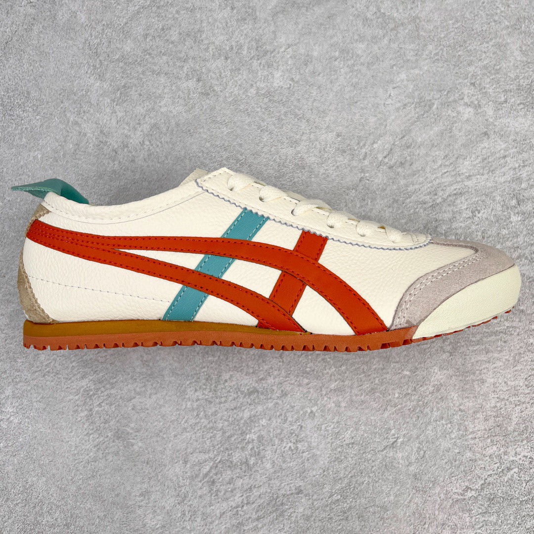 Onitsuka Tiger 鬼家虎 MEXICO 66 低筒 休闲鞋 跑步鞋 板鞋 白蓝橙 1183A201-116