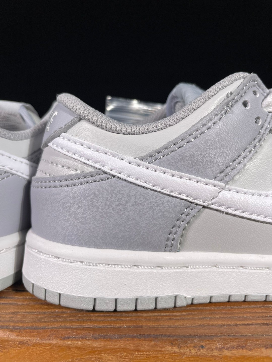 童鞋 Dunk Low Grey 复古休闲 板鞋 中童鞋 灰白 DH9756-001