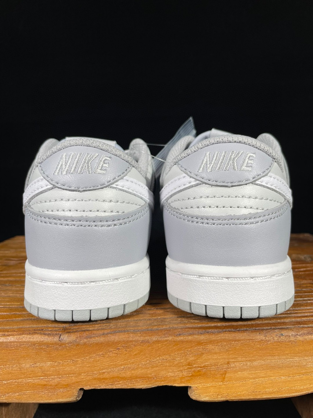 童鞋 Dunk Low Grey 复古休闲 板鞋 中童鞋 灰白 DH9756-001