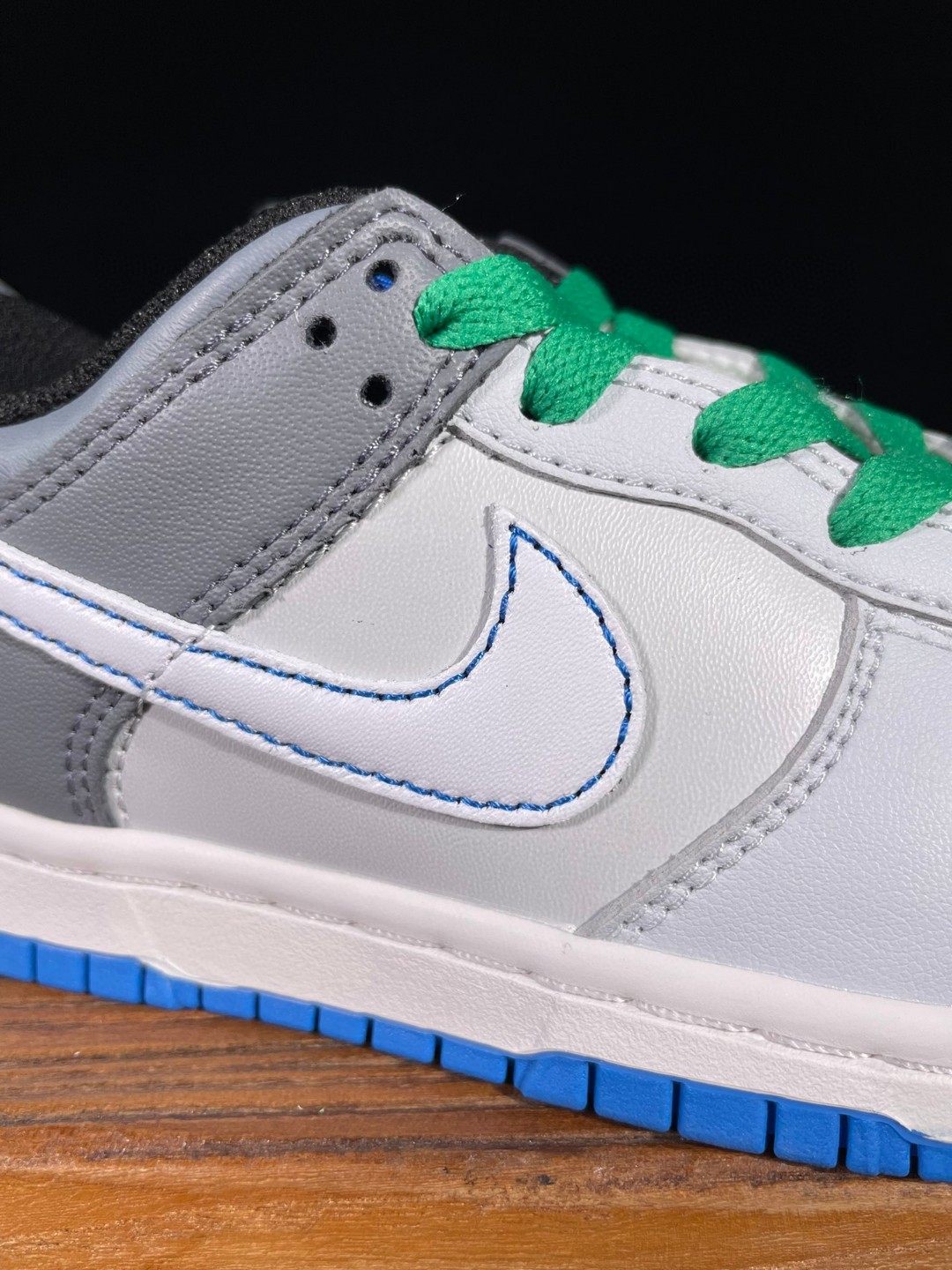 童鞋 Dunk Low 复古休闲 板鞋 中童鞋 灰蓝 DH9756-004