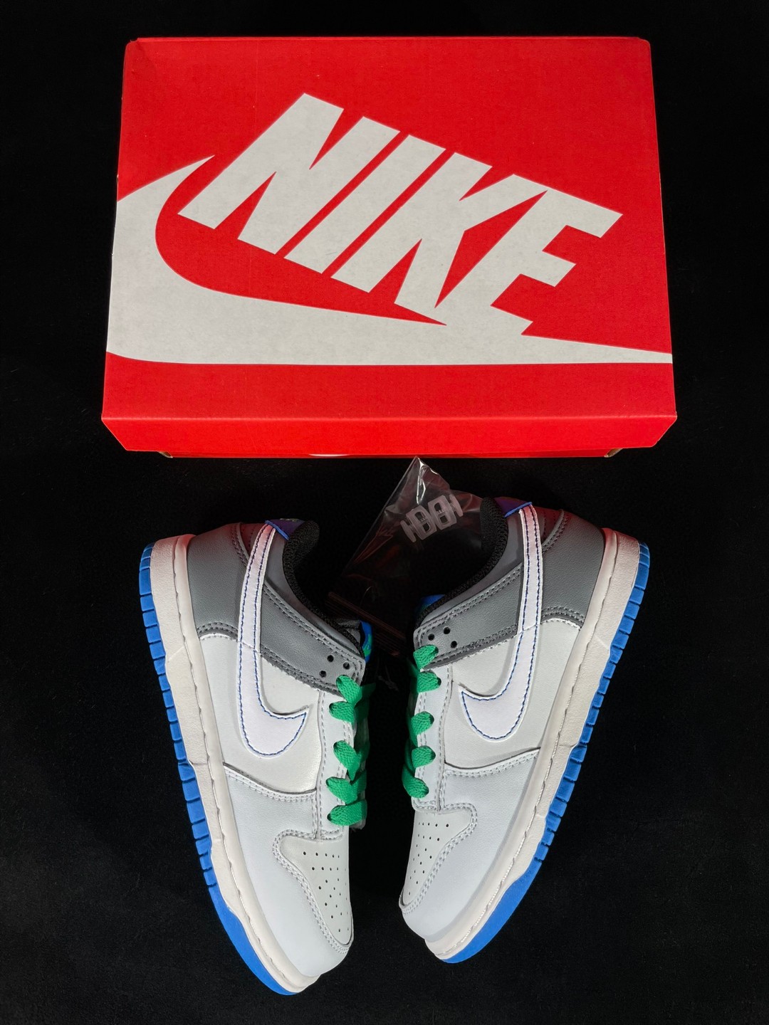 童鞋 Dunk Low 复古休闲 板鞋 中童鞋 灰蓝 DH9756-004