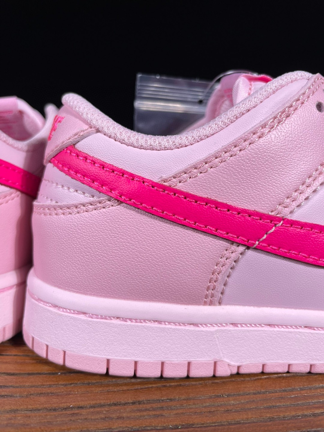童鞋 Dunk Low Triple Pink 复古休闲 板鞋 中童鞋 粉色 DH9756-600