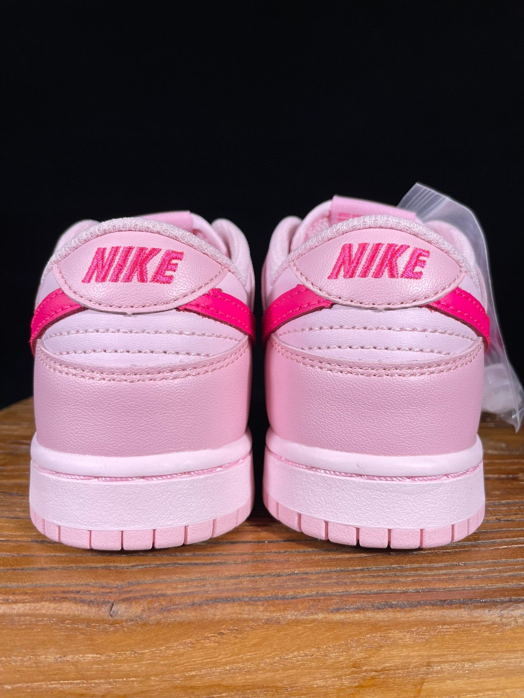 童鞋 Dunk Low Triple Pink 复古休闲 板鞋 中童鞋 粉色 DH9756-600