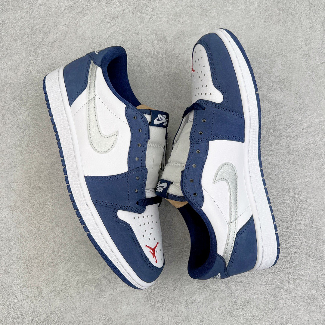 Jordan Air Jordan 1 AJ1 Sb Low Midnight Navy 低筒 板鞋 休闲鞋 女鞋 男鞋 海军蓝 CJ7891-400