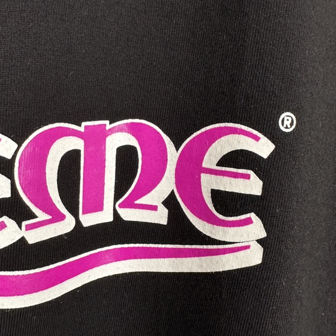 Supreme SS23 WEEK18 CROWN TEE 字母印花 圆领 短袖 T 恤 男女同款 粉色 白色 黑色 SUP-SS23-281