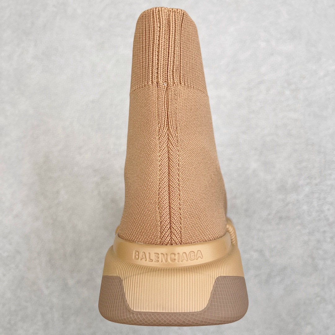 Balenciaga 巴黎世家 Speed 2.0 高筒 袜子鞋 运动鞋 休闲鞋 米色 617196W2DB19710