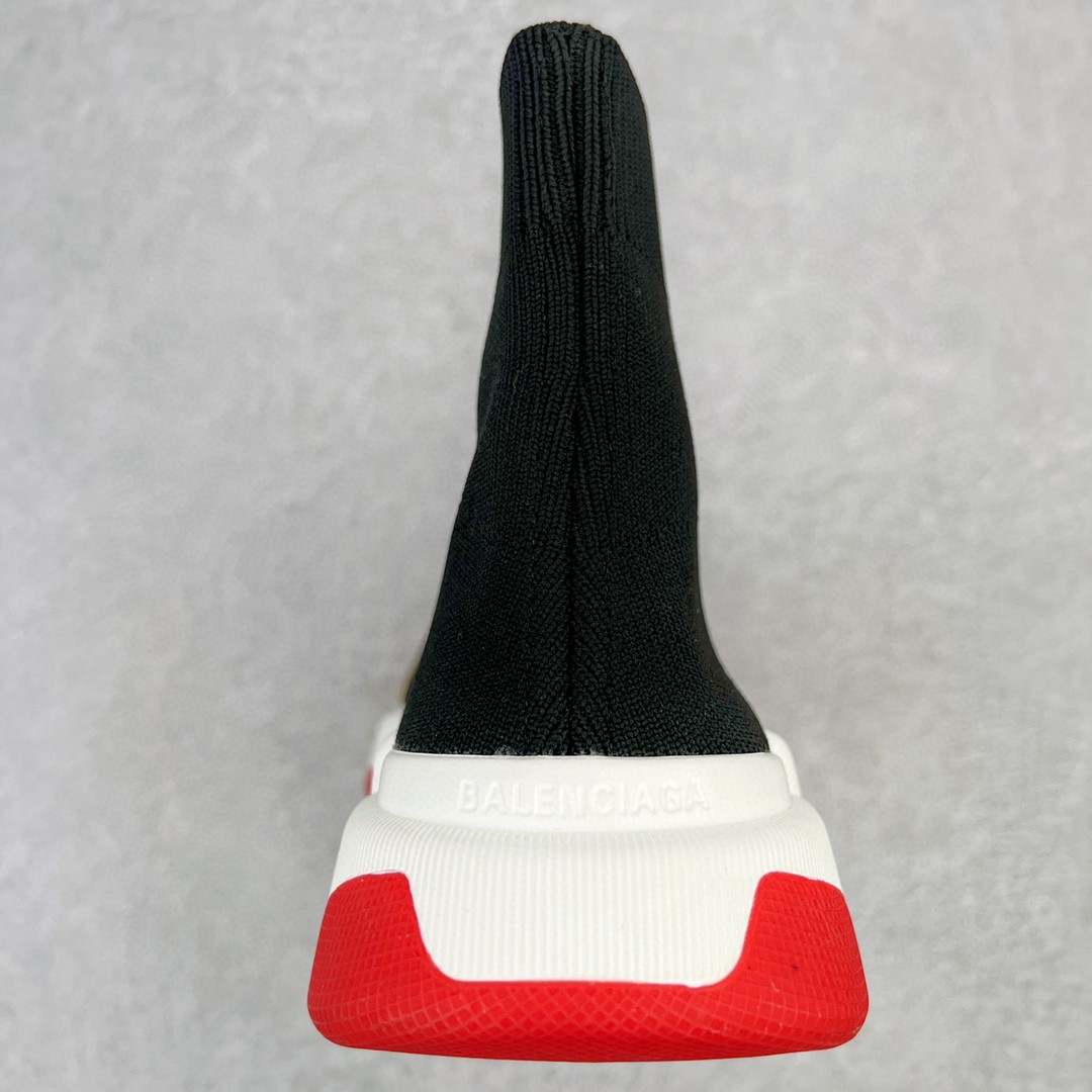 Balenciaga 巴黎世家 Speed 2.0 高筒 袜子鞋 运动鞋 休闲鞋 黑红 654020W2DI21096