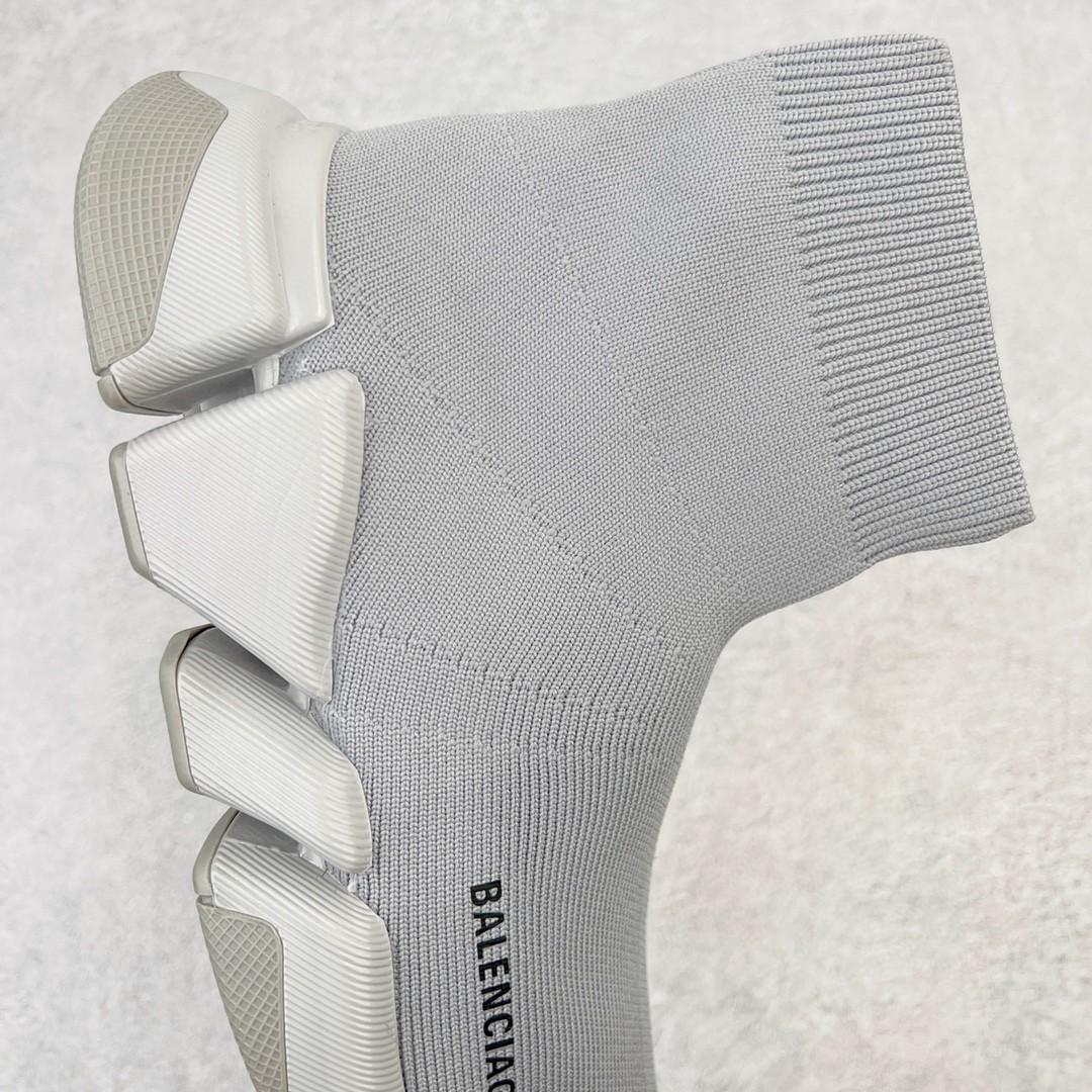 Balenciaga 巴黎世家 Speed 2.0 高筒 袜子鞋 运动鞋 休闲鞋 薄雾灰 617239W2DB11503