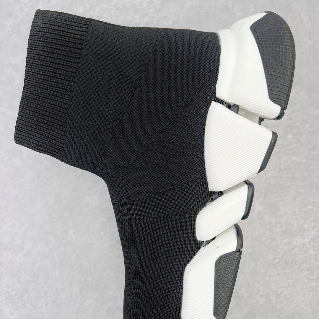 Balenciaga 巴黎世家 Speed 2.0 高筒 袜子鞋 运动鞋 休闲鞋 黑白 617239W17021015