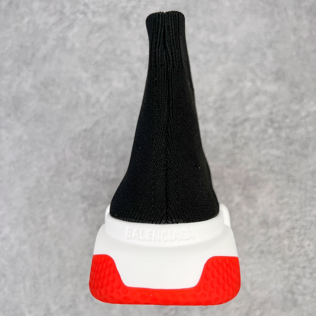 Balenciaga 巴黎世家 Sneaker 高筒 袜子鞋 运动鞋 休闲鞋 黑红 530351W05G01000
