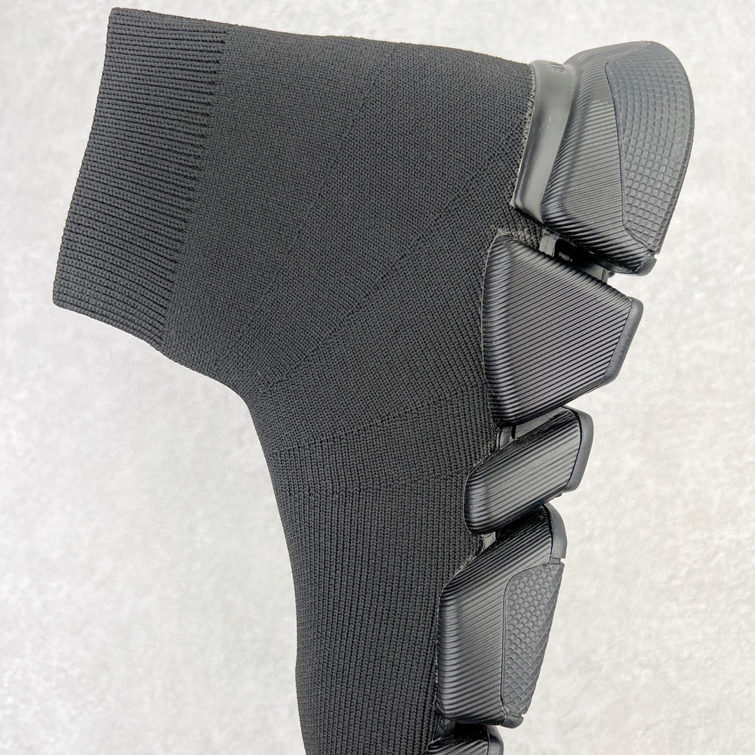 Balenciaga 巴黎世家 Speed 2.0 高筒 袜子鞋 运动鞋 休闲鞋 纯黑色 617239W17011013
