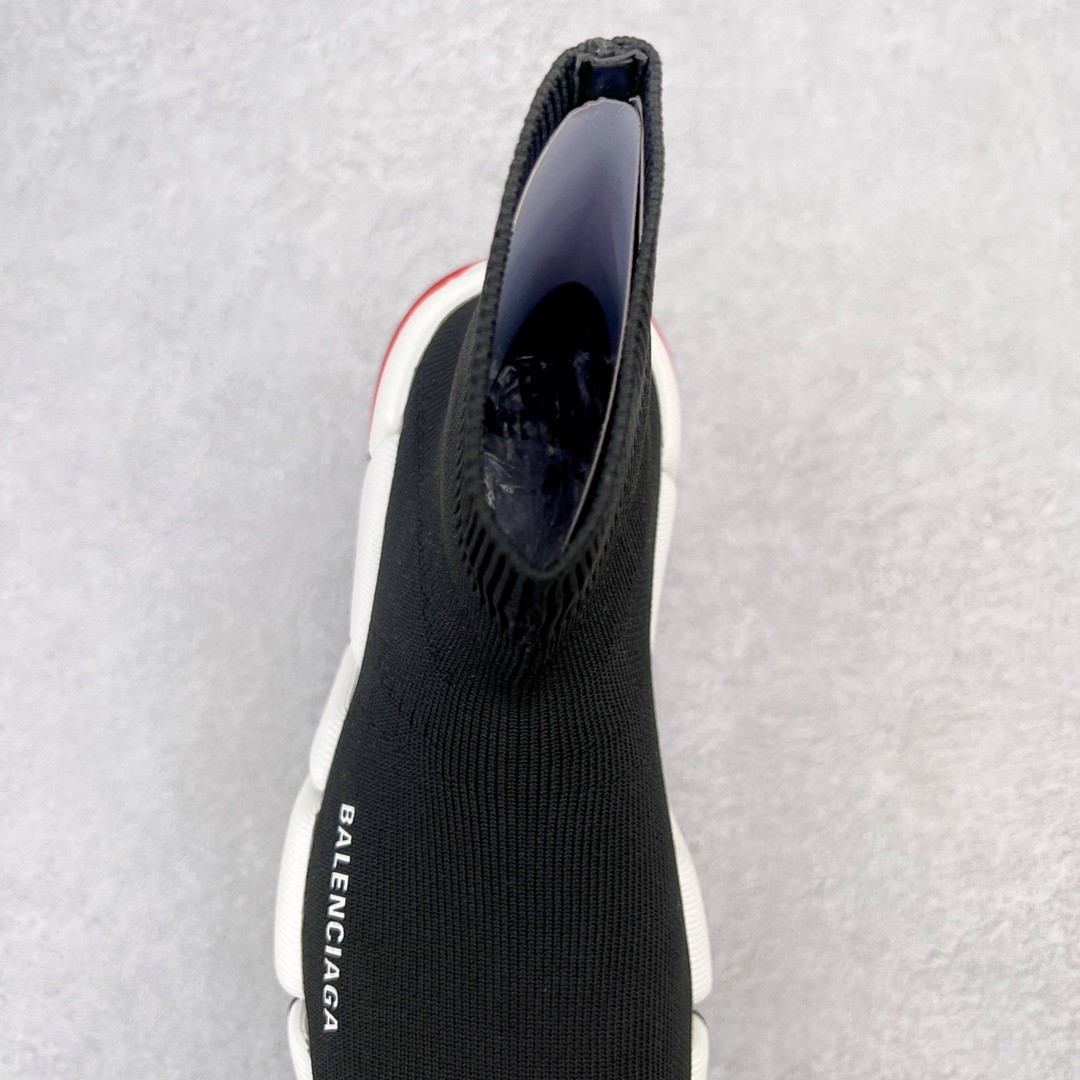 Balenciaga 巴黎世家 Speed 2.0 高筒 袜子鞋 运动鞋 休闲鞋 黑红 654020W2DI21096