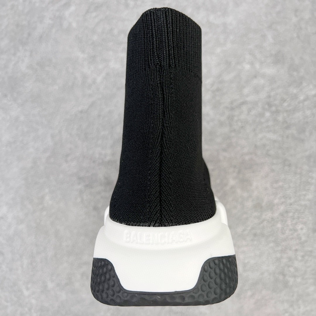 Balenciaga 巴黎世家 Speed 高筒 袜子鞋 运动鞋 休闲鞋 黑白 525712W05G01000