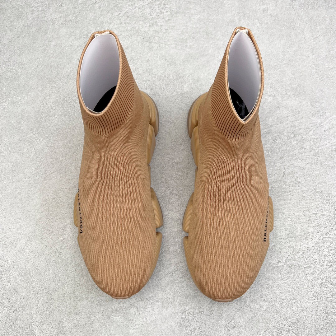 Balenciaga 巴黎世家 Speed 2.0 高筒 袜子鞋 运动鞋 休闲鞋 米色 617196W2DB19710