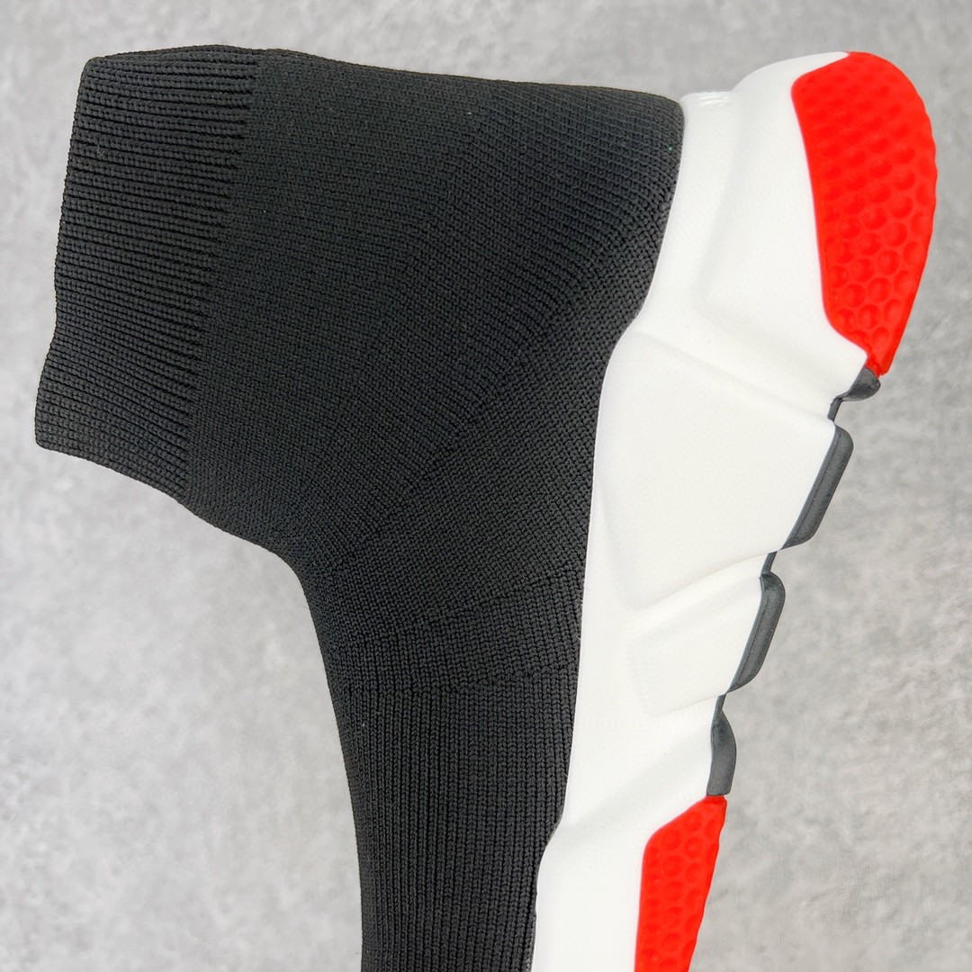 Balenciaga 巴黎世家 Sneaker 高筒 袜子鞋 运动鞋 休闲鞋 黑红 530351W05G01000