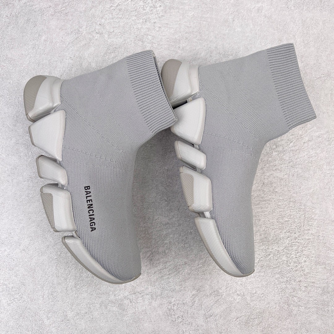 Balenciaga 巴黎世家 Speed 2.0 高筒 袜子鞋 运动鞋 休闲鞋 薄雾灰 617239W2DB11503