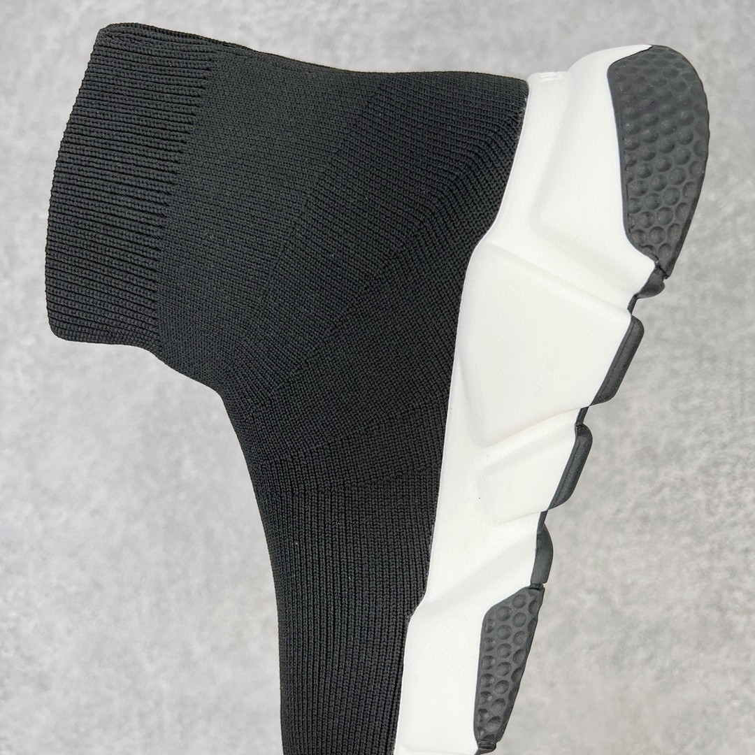 Balenciaga 巴黎世家 Speed 高筒 袜子鞋 运动鞋 休闲鞋 黑白 525712W05G01000